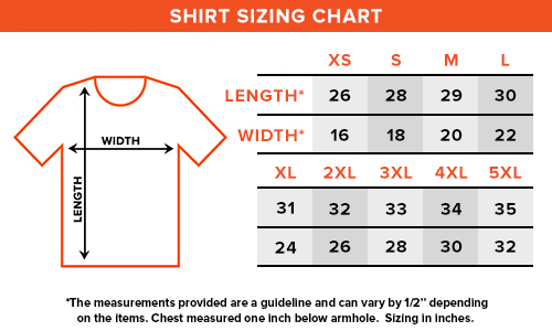 Sizing Charts – Loot Crate Help Center